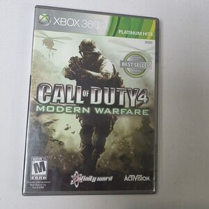 Activision Call of‎ Duty 4 Modern Warfare Xbox 360 NTSC Platinum Hits FPS Game